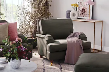 Howard Lyx 2-sits Manchestersoffa - Mörkgrå - Products - Möbler - Soffa - 2 sits soffa