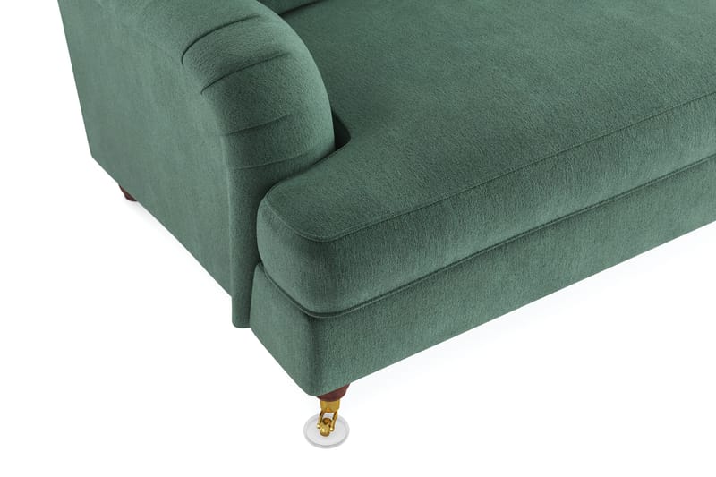Howard Lyx 3-sits Sammetssoffa - Mörkgrön - Products - Möbler - Soffa - 3 sits soffa