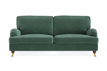 Howard Lyx 3-sits Sammetssoffa - Mörkgrön - Products - Möbler - Soffa - 3 sits soffa