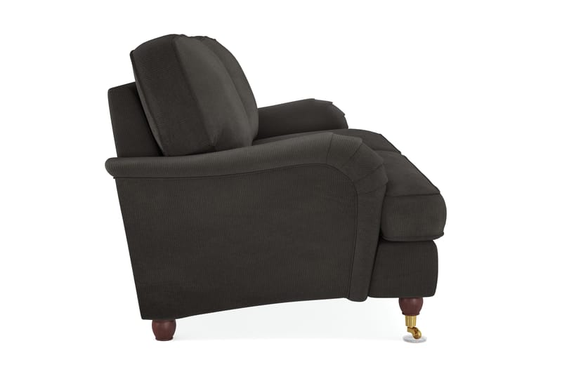 Howard Lyx 4-sits Manchestersoffa - Mörkgrå - Products - Möbler - Soffa - Howardsoffa