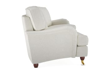 Howard Lyx 4-sits Svängd Soffa i Bouclé - Vit - Products - Möbler - Soffa - Howardsoffa