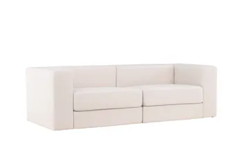 Lumi 3-sits Soffa - Vit - Products - Möbler - Soffa - 3 sits soffa