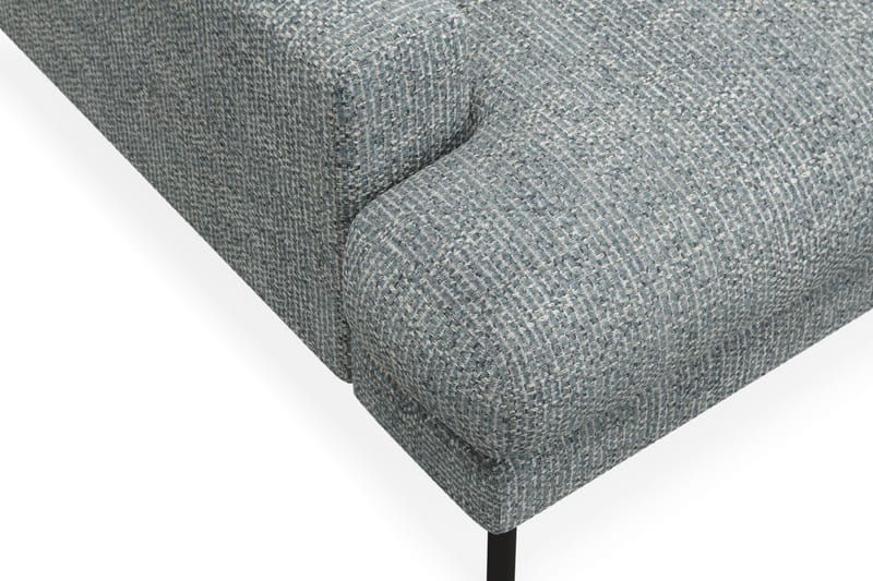 Menard Premium 5-sits Högervänd L-formad Djup Schäslongsoffa i Chenille - Grå/Blå - Products - Möbler - Soffa - Divansoffa & schäslongsoffa