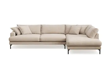 Menard Premium 5-sits Högervänd L-formad Djup Schäslongsoffa i Tyg