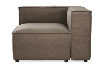 Cubo 2-sits Vänstermodul i Tyg 120 cm bred - Grå - Products - Möbler - Soffa - Modulsoffa - Övriga moduler till modulsoffa