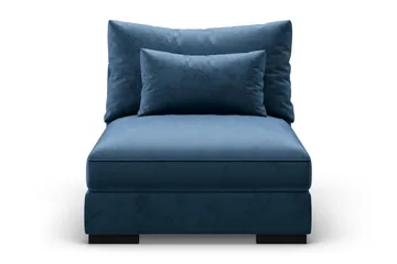 Dubai Mittmodul Sammet - Blå - Products - Möbler - Soffa - Modulsoffa - Mittmodul