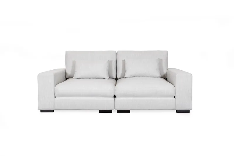Dubai 2-sits soffa Extra Djup - Beige - Products - Möbler - Soffa - Modulsoffa - Komplett modulsoffa
