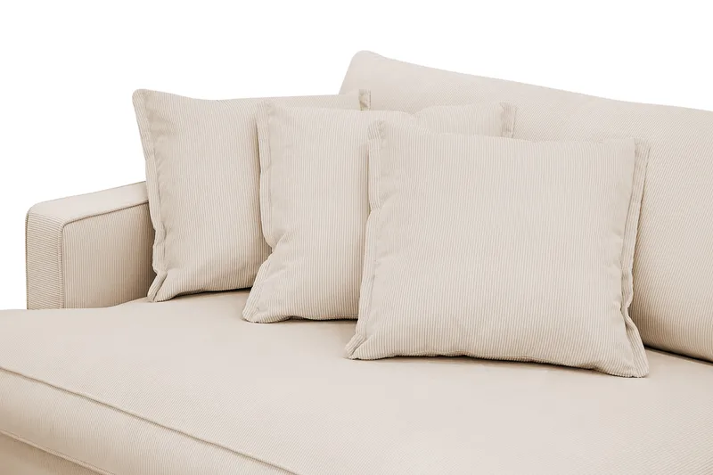 Rossita Lyx 3,5-sits Extra djup Soffa i Manchester - Beige - Products - Möbler - Soffa - 4 sits soffa
