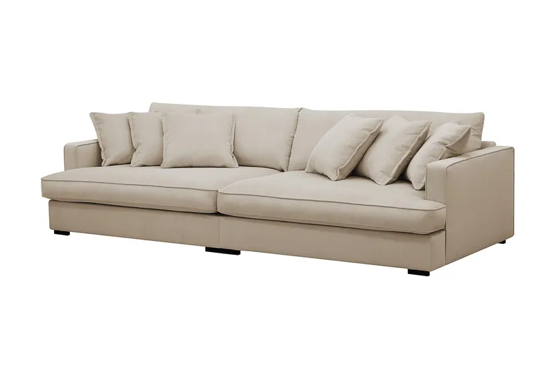 Rossita Lyx 3,5-sits Extra djup Soffa i Manchester - Greige - Products - Möbler - Soffa - 4 sits soffa