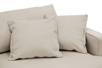 Rossita Lyx 3-sits Extra djup Soffa i Manchester - Kräm - Products - Möbler - Soffa - 3 sits soffa