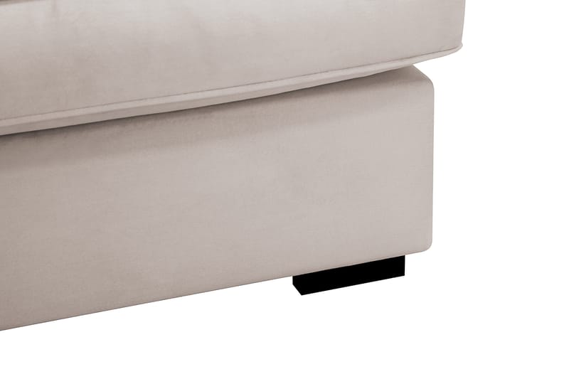 Rossita Lyx 3-sits Extra djup Soffa i Sammet - Beige - Products - Möbler - Soffa - 3 sits soffa