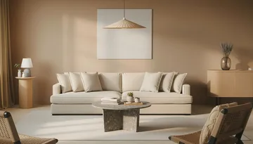 Rossita Lyx 4-sits Extra djup Tygsoffa - Beige - Products - Möbler - Soffa - 4 sits soffa