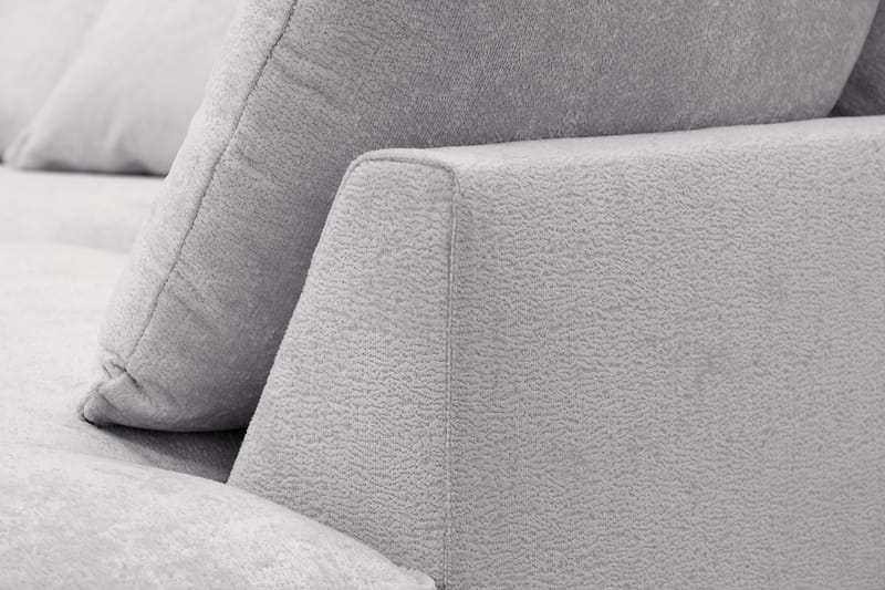 Rossita Lyx 5-sits Vänstervänd U-formad Extra djup Soffa med Divan och Schäslong i Chenille - Grå - Products - Möbler - Soffa - U-soffa