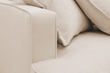 Rossita Lyx 5-sits Vänstervänd U-formad Extra djup Soffa med Divan och Schäslong i Manchester - Beige - Products - Möbler - Soffa - U-soffa