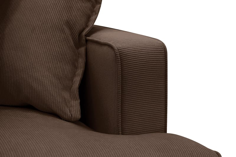 Rossita Lyx 6-sits Högervänd U-formad Extra djup Soffa med Divan och Schäslong i Manchester - Mörkbrun - Products - Möbler - Soffa - U-soffa