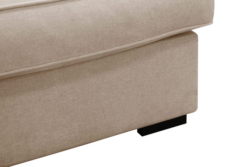 Rossita Lyx 6-sits Högervänd U-formad Extra djup Soffa med Divan och Schäslong i Tyg - Ljusbrun - Products - Möbler - Soffa - U-soffa