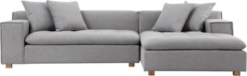 Sake Soffa grå divansoffa 251 cm - Grå - Products - Möbler - Soffa - Divansoffa & schäslongsoffa