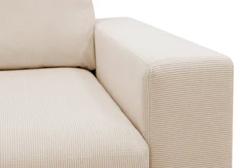 Scandi Djup 3-sits Soffa i Manchester - Beige - Products - Möbler - Soffa - 3 sits soffa