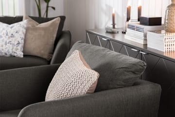 Trend 3-sits Tygsoffa - Svart - Products - Möbler - Soffa - 3 sits soffa