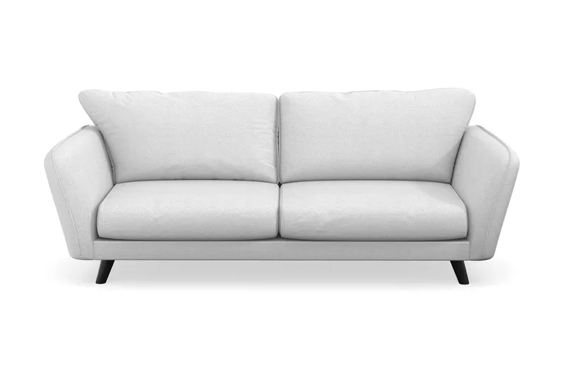 Trend Lyx 3-sits Tygsoffa, Ljusgrå