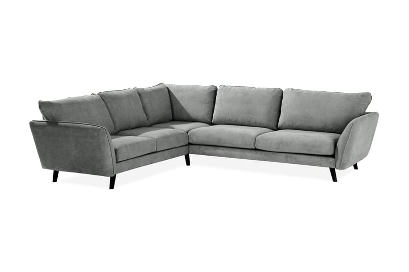 Trend Lyx 6-sits Vändbar L-formad Hörnsoffa i Tyg - Grå - Products - Möbler - Soffa - Hörnsoffa