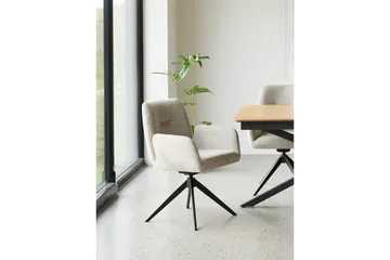 Annabela Karmstol - Beige - Products - Möbler - Fåtölj & stolar - Karmstol