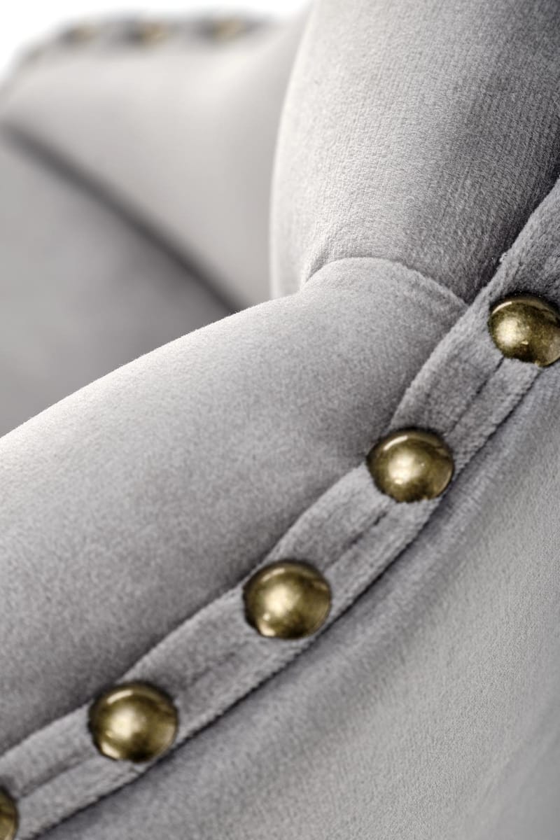 Barstol grå sammet gaslift - Pelican - Grå - Products - Möbler - Fåtölj & stolar - Barstol & barpall