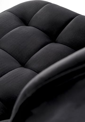 Barstol svart sammet med guldfot - Sitthöjd 62-84 cm - Svart/guld - Products - Möbler - Fåtölj & stolar - Barstol & barpall