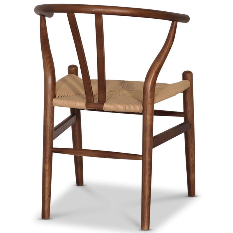 Brandon stol i valnöt med repsits - Valnöt - Products - Möbler - Fåtölj & stolar - Karmstol