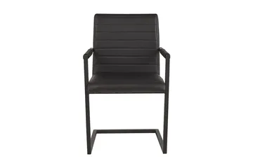 Buford Matstol 2-pack - Konstläder/Svart - Products - Möbler - Fåtölj & stolar - Karmstol