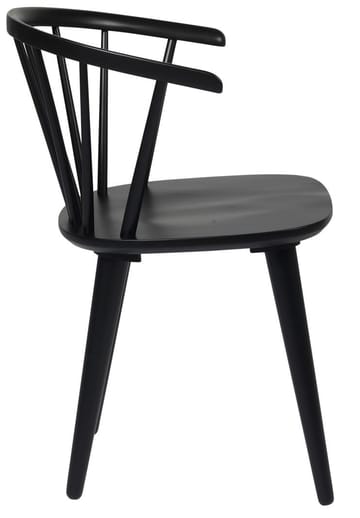 Dalsland Karmstol - Svart - Svart - Products - Möbler - Fåtölj & stolar - Matstol & köksstol