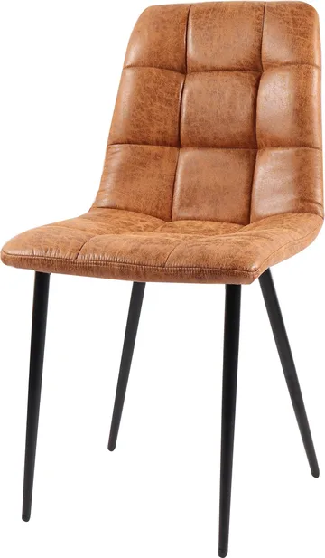 Eksjö stol i Cognac microfiber - Cognac - Products - Möbler - Fåtölj & stolar - Matstol & köksstol