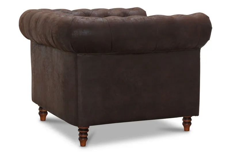 Cambridge Fåtölj - Tyg vintage brun - Products - Möbler - Fåtölj & stolar - Fåtölj - Chesterfield fåtölj