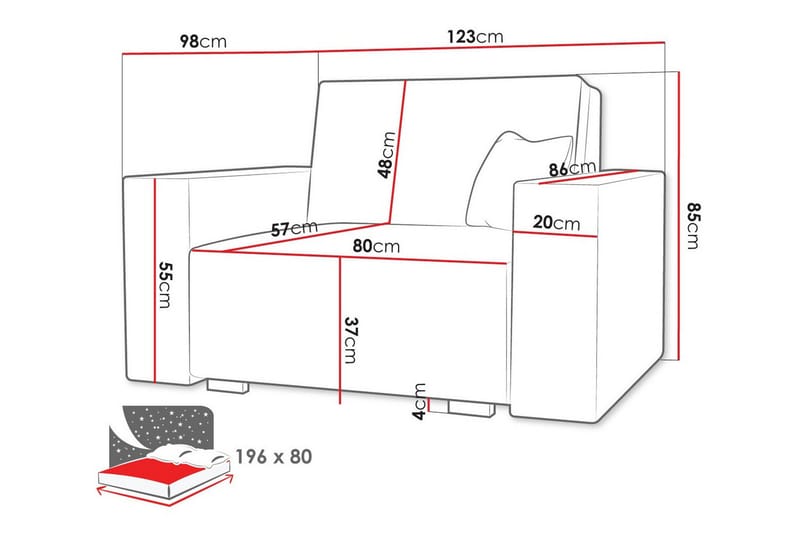 Denegal Bäddfåtölj - Products - Möbler - Fåtölj & stolar - Fåtölj - Bäddfåtölj