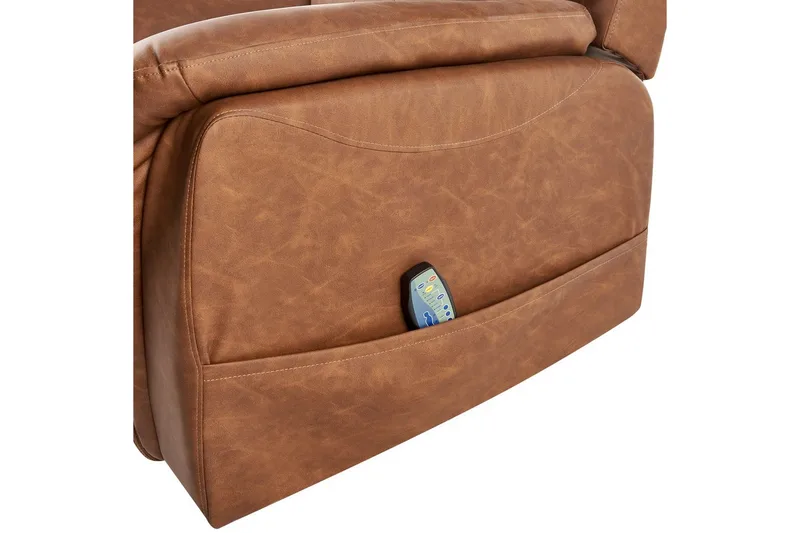 Elektrisk reclinerfåtölj Glorie Brun - Brun - Products - Möbler - Fåtölj & stolar - Fåtölj - Massagestol & massagefåtölj