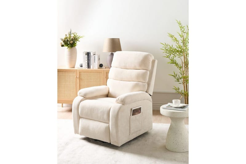 Elektrisk reclinerfåtölj Rise Ljusbeige - Ljusbeige - Products - Möbler - Fåtölj & stolar - Fåtölj - Biofåtölj & reclinerfåtölj