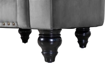 Fåtölj chesterfield grå sammet  Royal - Products - Möbler - Fåtölj & stolar - Fåtölj - Chesterfield fåtölj