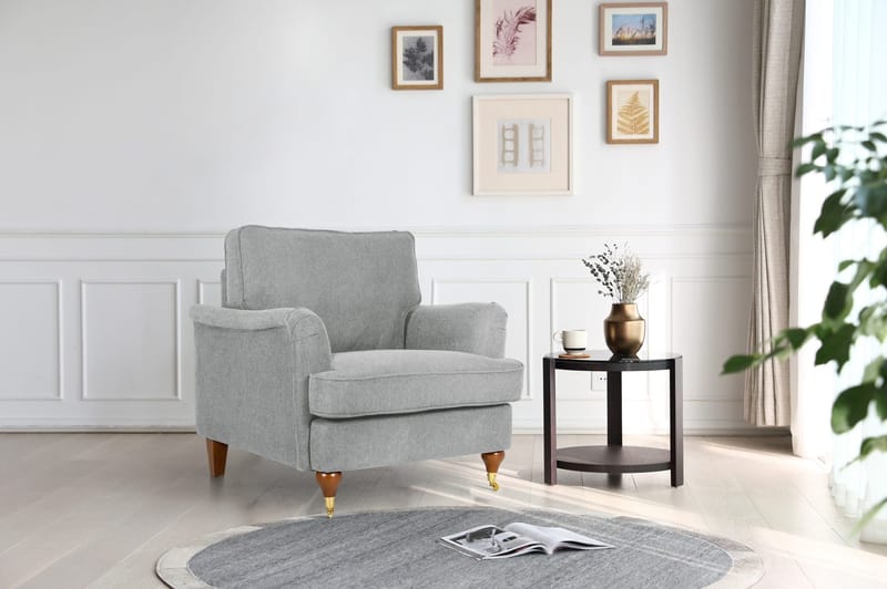 Fåtölj Howard i grått tyg - Products - Möbler - Fåtölj & stolar - Fåtölj - Howard fåtölj