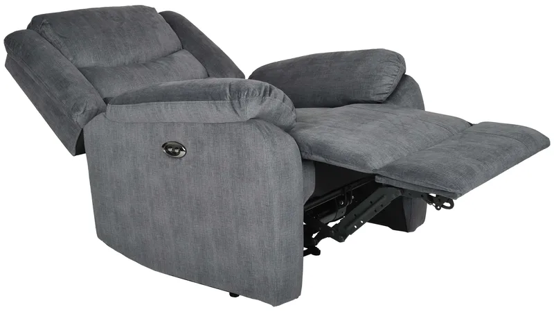 Olvani Reclinerfåtölj i tyg elektrisk - Grå - Products - Möbler - Fåtölj & stolar - Fåtölj - Biofåtölj & reclinerfåtölj