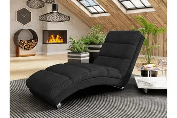 Regalado Liggfåtölj - Svart - Products - Möbler - Fåtölj & stolar - Fåtölj - Liggfåtölj