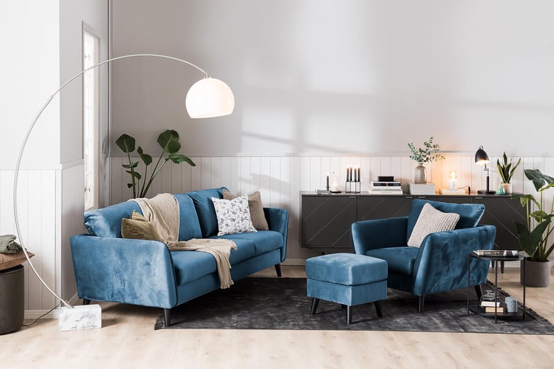 Trend Fåtölj - Midnattsblå Sammet - Products - Möbler - Fåtölj & stolar - Fåtölj