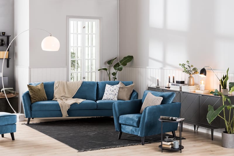 Trend Fåtölj - Midnattsblå Sammet - Products - Möbler - Fåtölj & stolar - Fåtölj