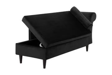 Tyland Schäslong Höger - Svart - Products - Möbler - Fåtölj & stolar - Fåtölj - Liggfåtölj