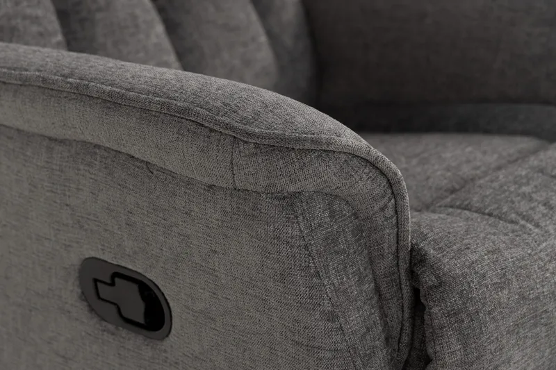 Umeå Fåtölj Snurr & Gung - Tyg Grå - Products - Möbler - Fåtölj & stolar - Fåtölj - Biofåtölj & reclinerfåtölj