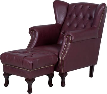 Vivaldino fåtölj - Oxblod - Oxblod - Products - Möbler - Fåtölj & stolar - Fåtölj - Öronlappsfåtölj