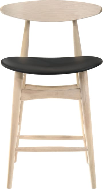 Florence barstol whitewash - Sitthöjd 69 cm - Whitewash/svart - Products - Möbler - Fåtölj & stolar - Barstol & barpall