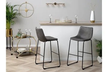 Franks Barstol 46 cm - Grå - Products - Möbler - Fåtölj & stolar - Barstol & barpall