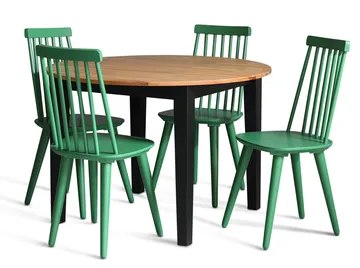 Grön pinnstol färgkod RAL6001 - Grön RAL6001 - Products - Möbler - Fåtölj & stolar - Matstol & köksstol