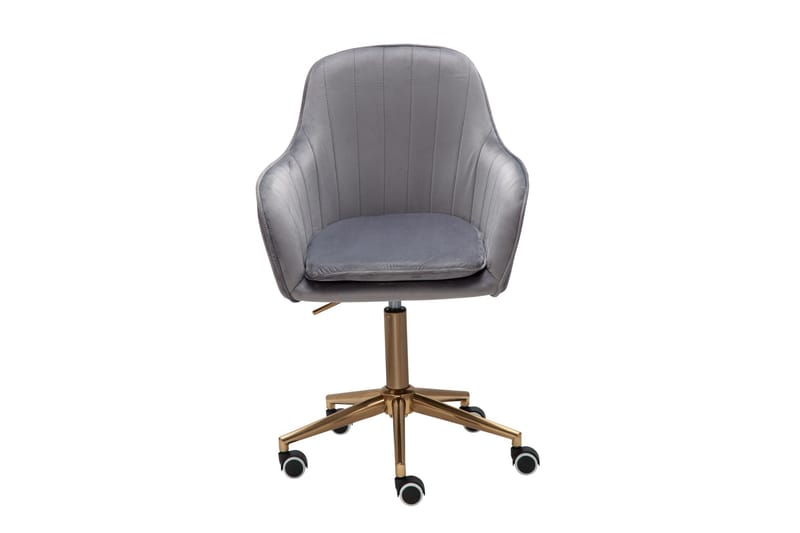 Hubdam Kontorsstol - Grå/Silver - Products - Möbler - Fåtölj & stolar - Kontorsstol & skrivbordsstol