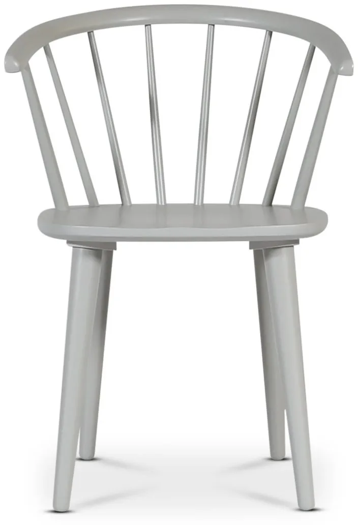 Karmstol Dalsland i grått, Ljusgrå